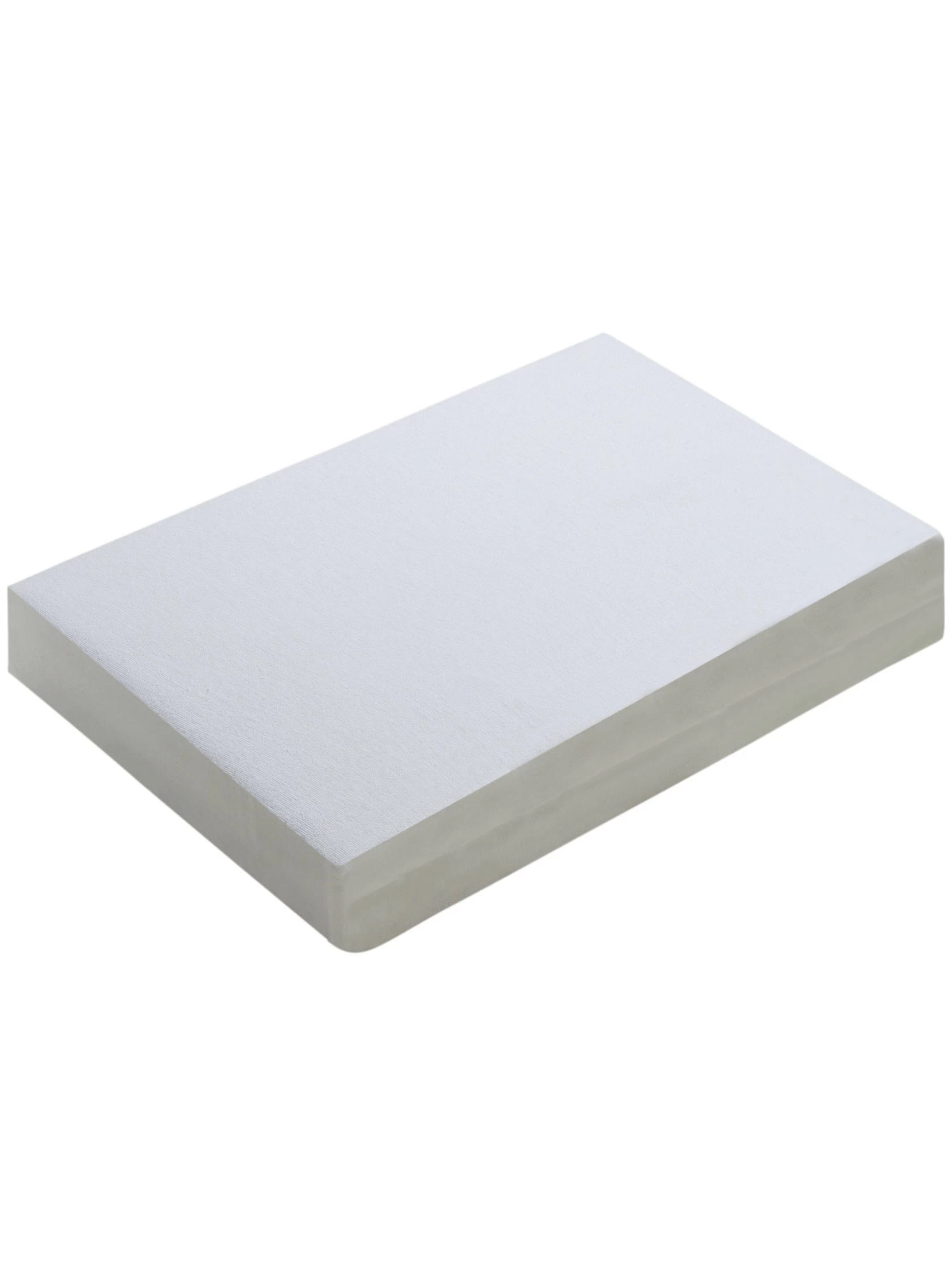 Flanell-Spannbetttuch, Weiss – Bild 2