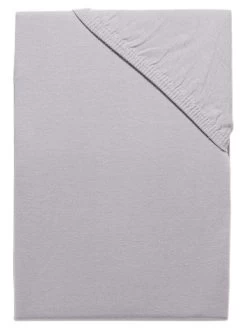 Spannbetttuch, Grau