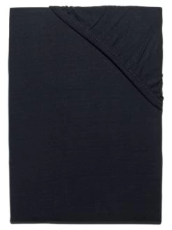 Spannbetttuch, Schwarz
