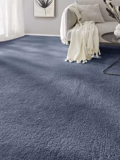 Velours-Teppichboden, Marine 74