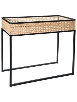 Tisch, Schwarz/Beige