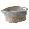Korb, Grau/Beige