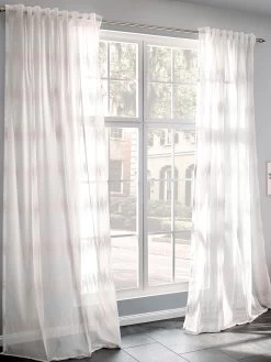 Vorhang Mit Gardinenband, Rosa