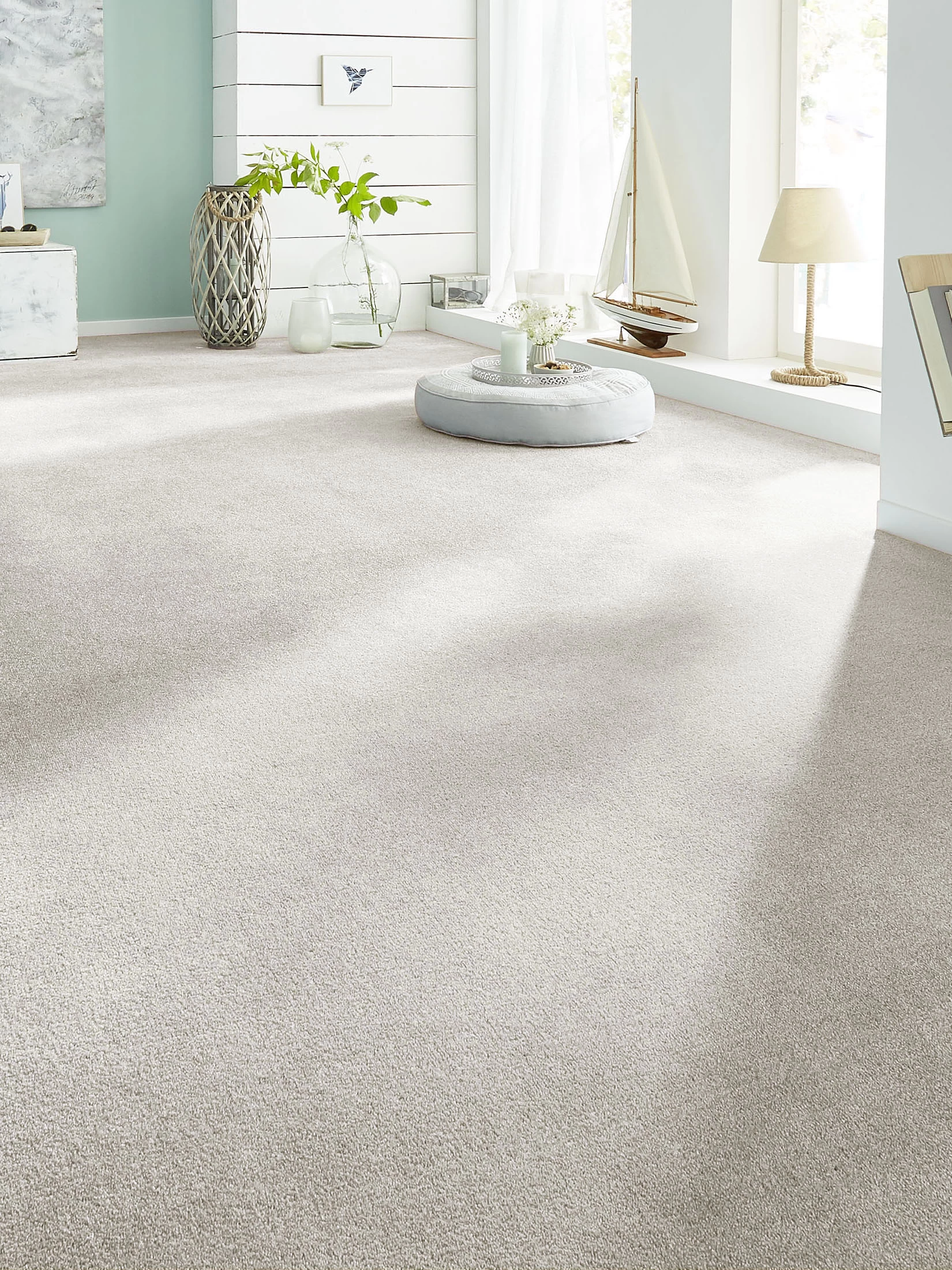 Velours-Teppichboden, Lichtgrau 07