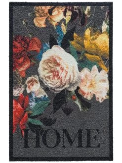 Fußmatte, Dutch Flower Anthrazit