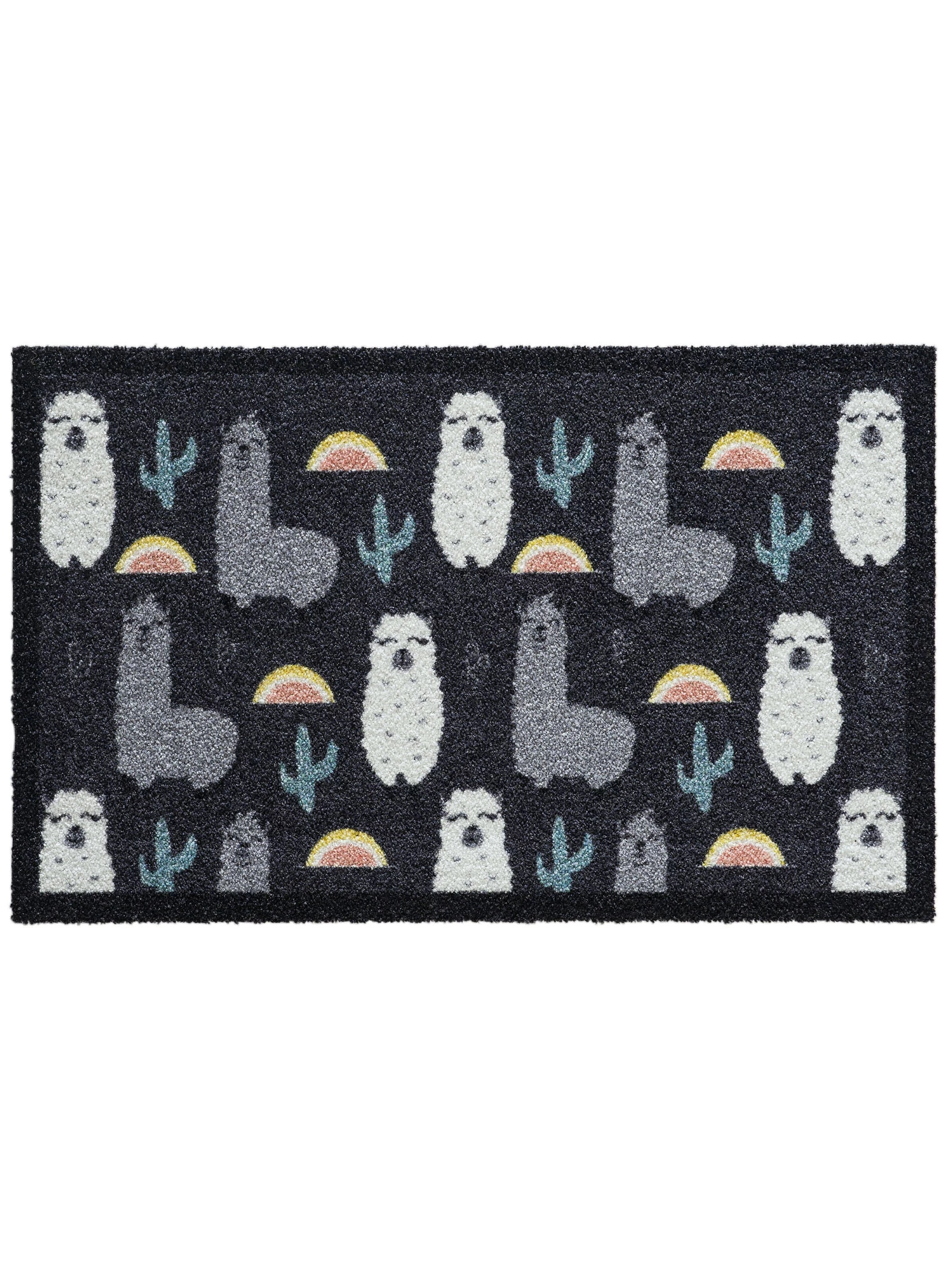 Fußmatte, Lama All Over – Bild 2