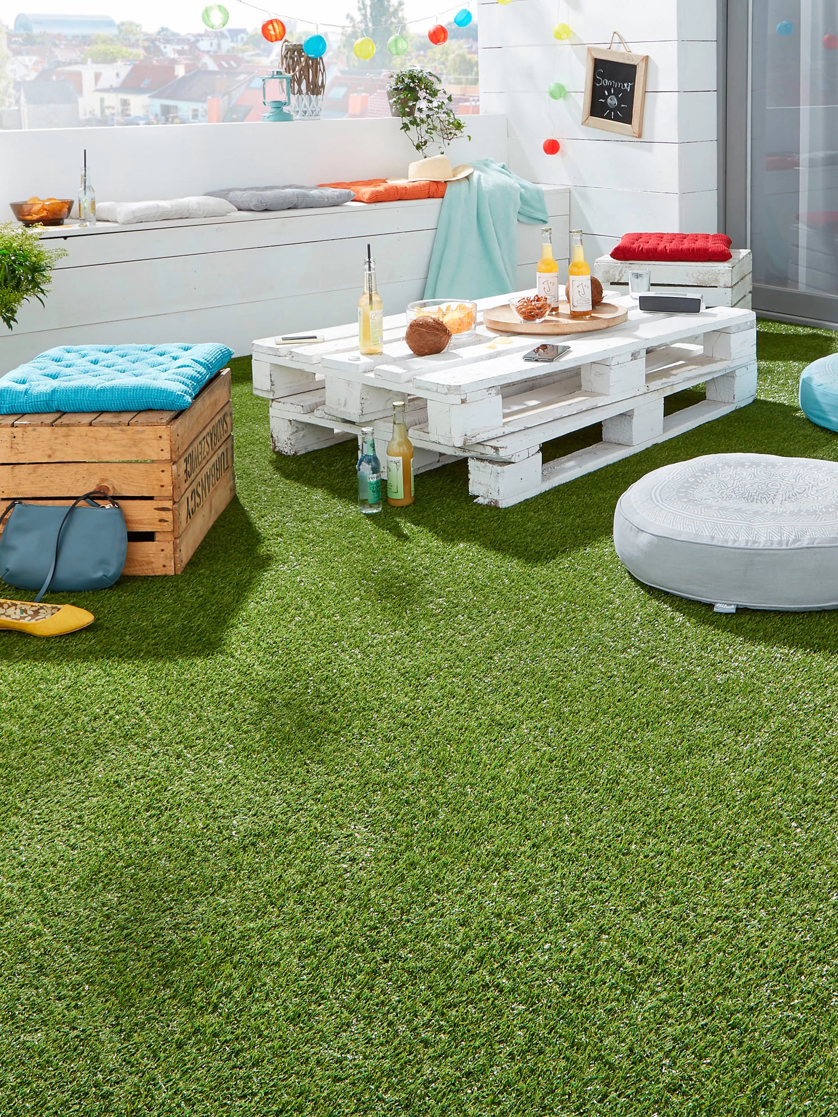 Rasen-Teppichboden, Grün