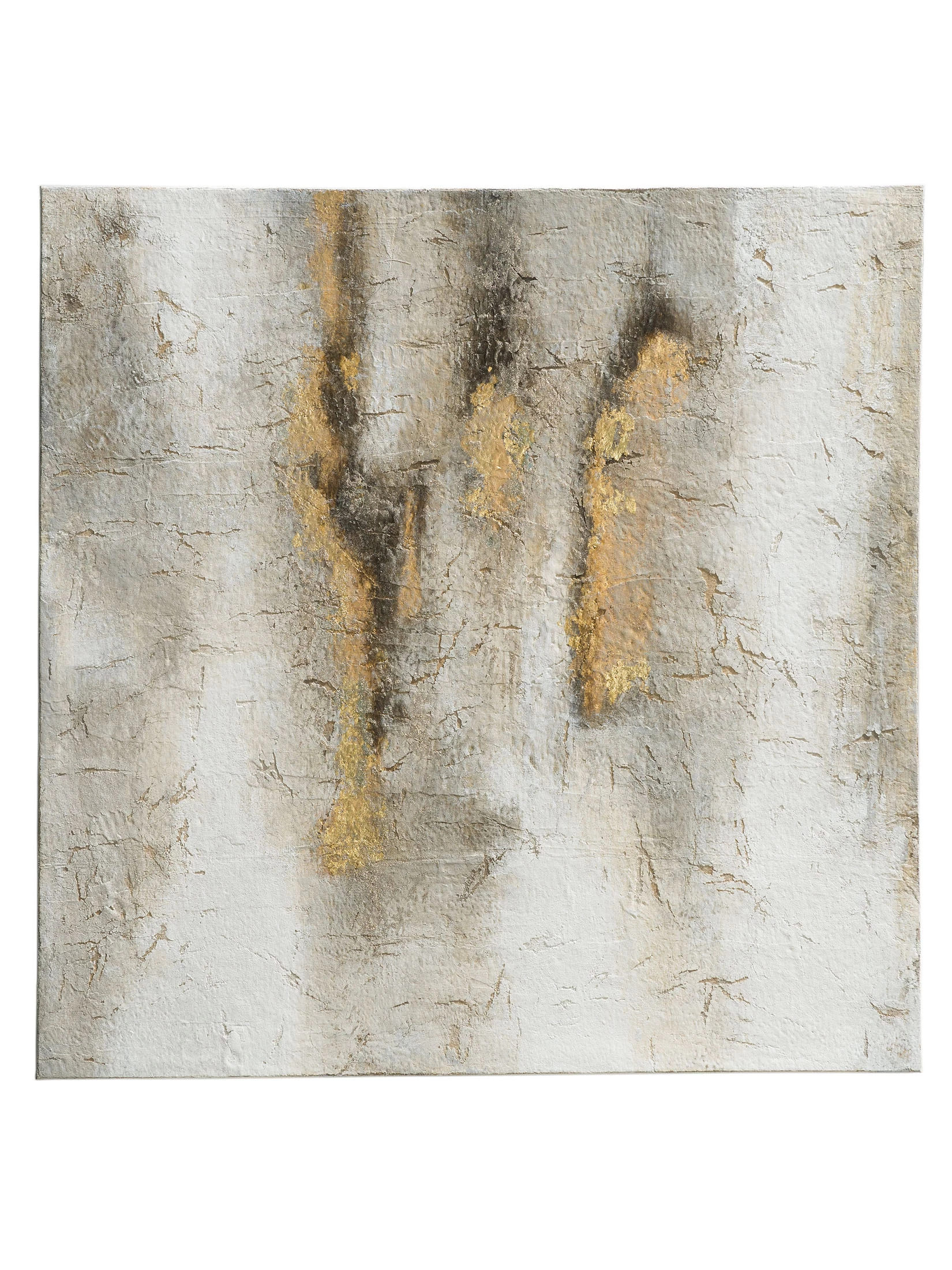 Leinwand-handgemalt, Beige – Bild 2