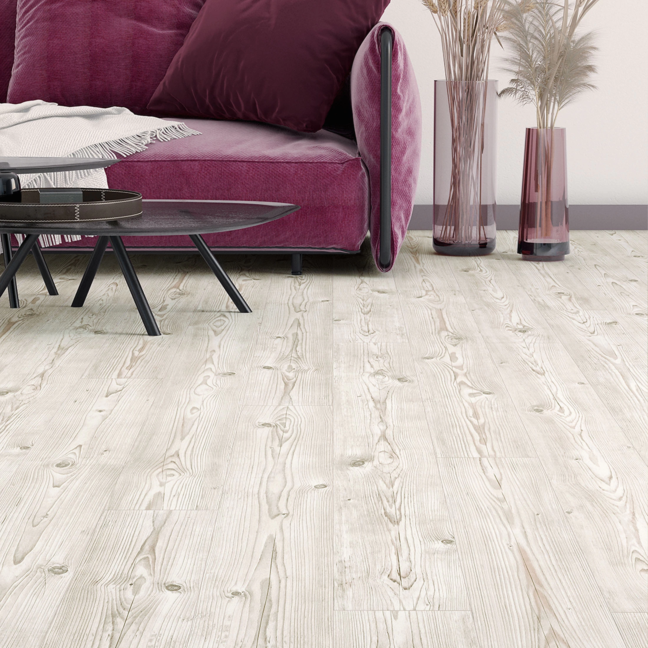 Klick-Laminat, Fichte Hell 62256