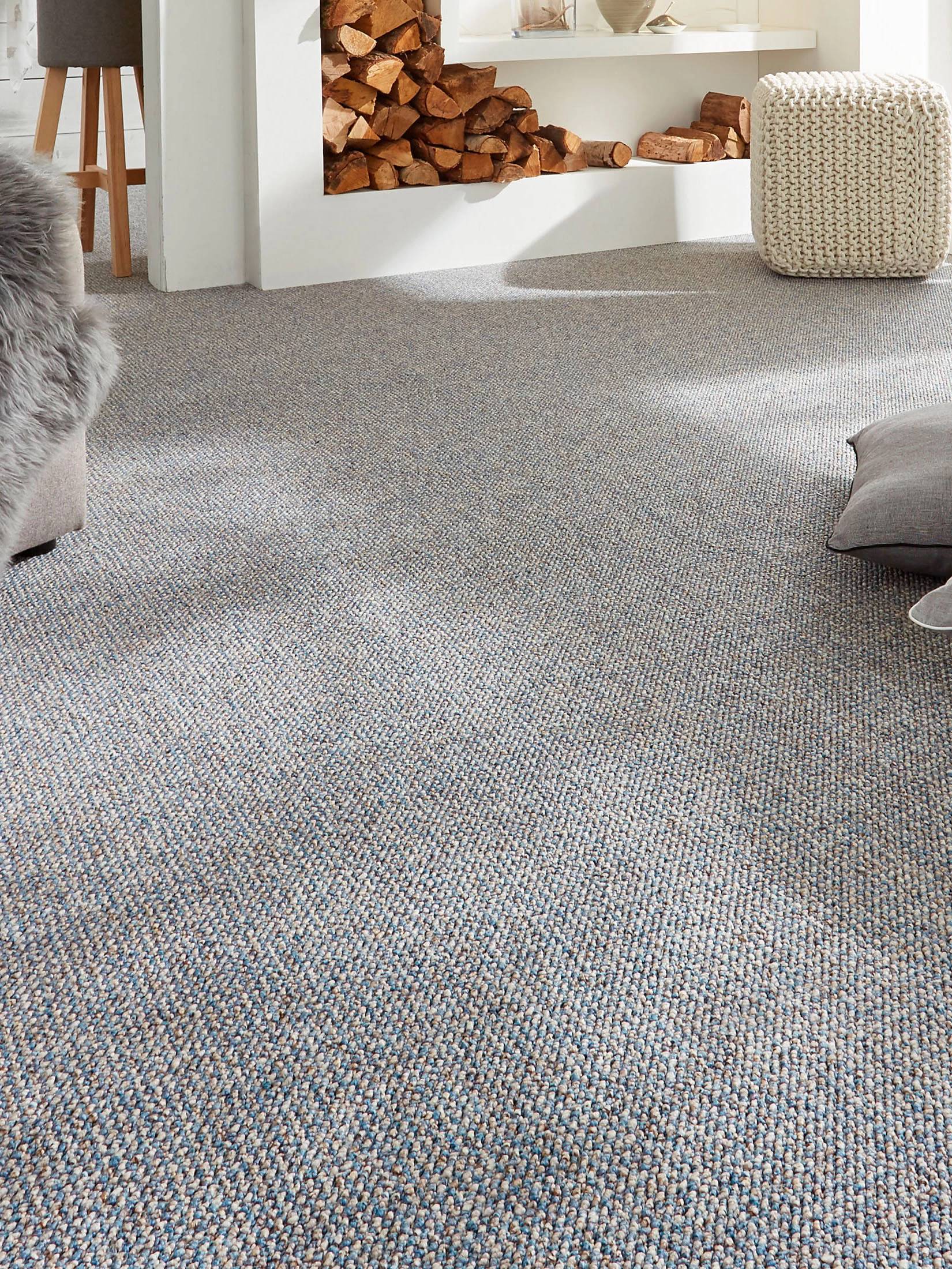 Schlingen-Teppichboden, Midnight Blue 33