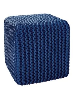 Strick-Pouf, Navy