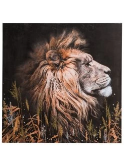 Leinwand Druck, Braun