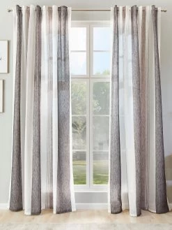 Vorhang Mit Gardinenband, Anthrazit