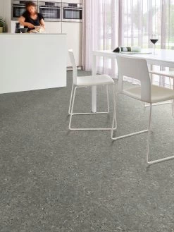 Vinyl-Rollenware, Kiesel Anthrazit 119