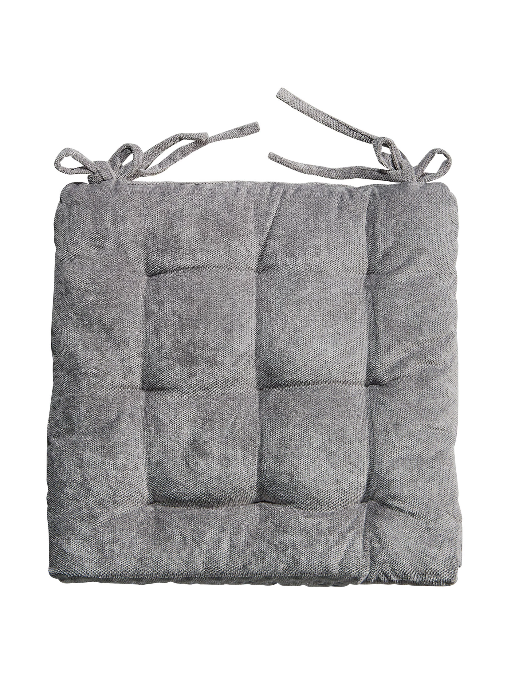 Stuhlkissen, Silber – Bild 2