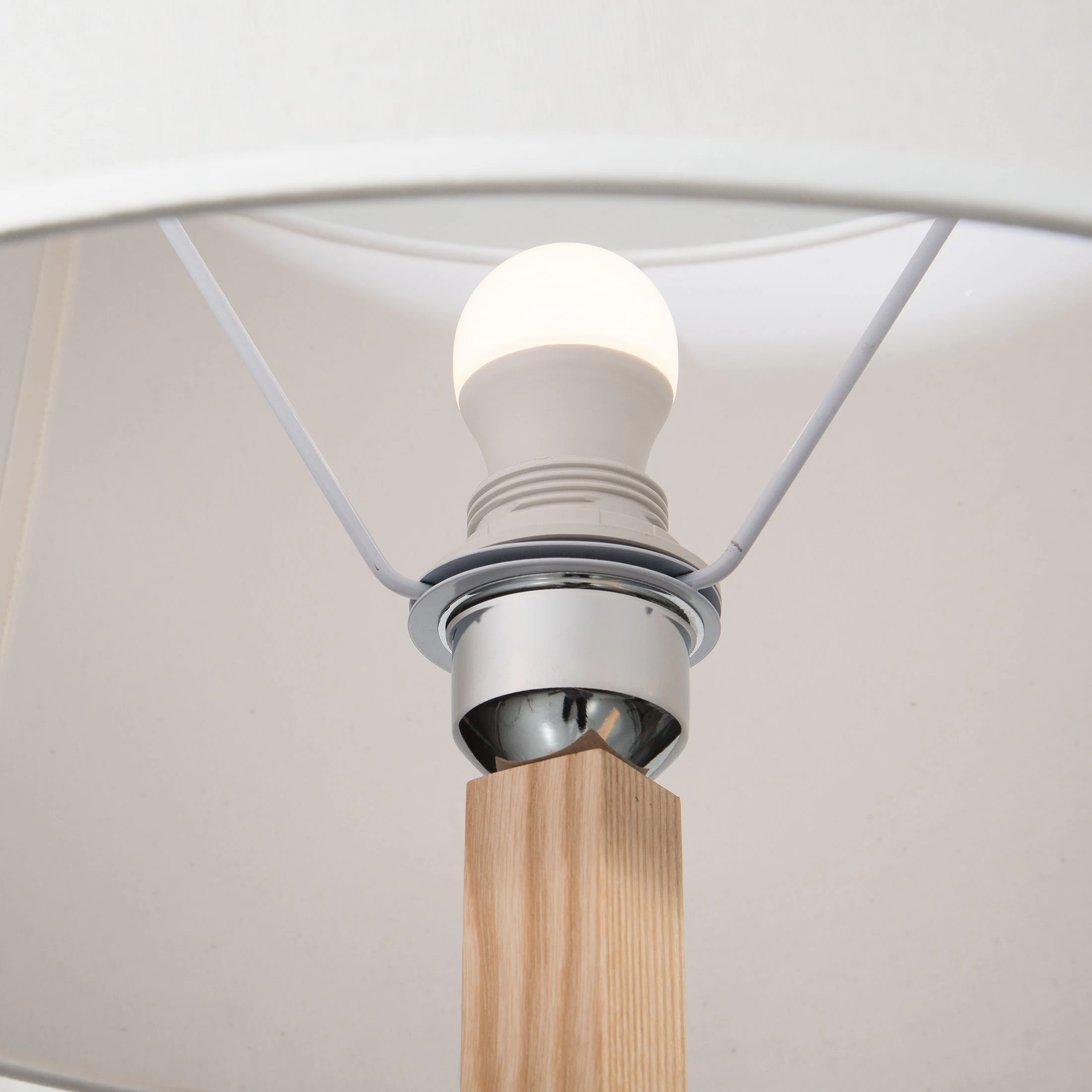 Standleuchte, Natural/White – Bild 3