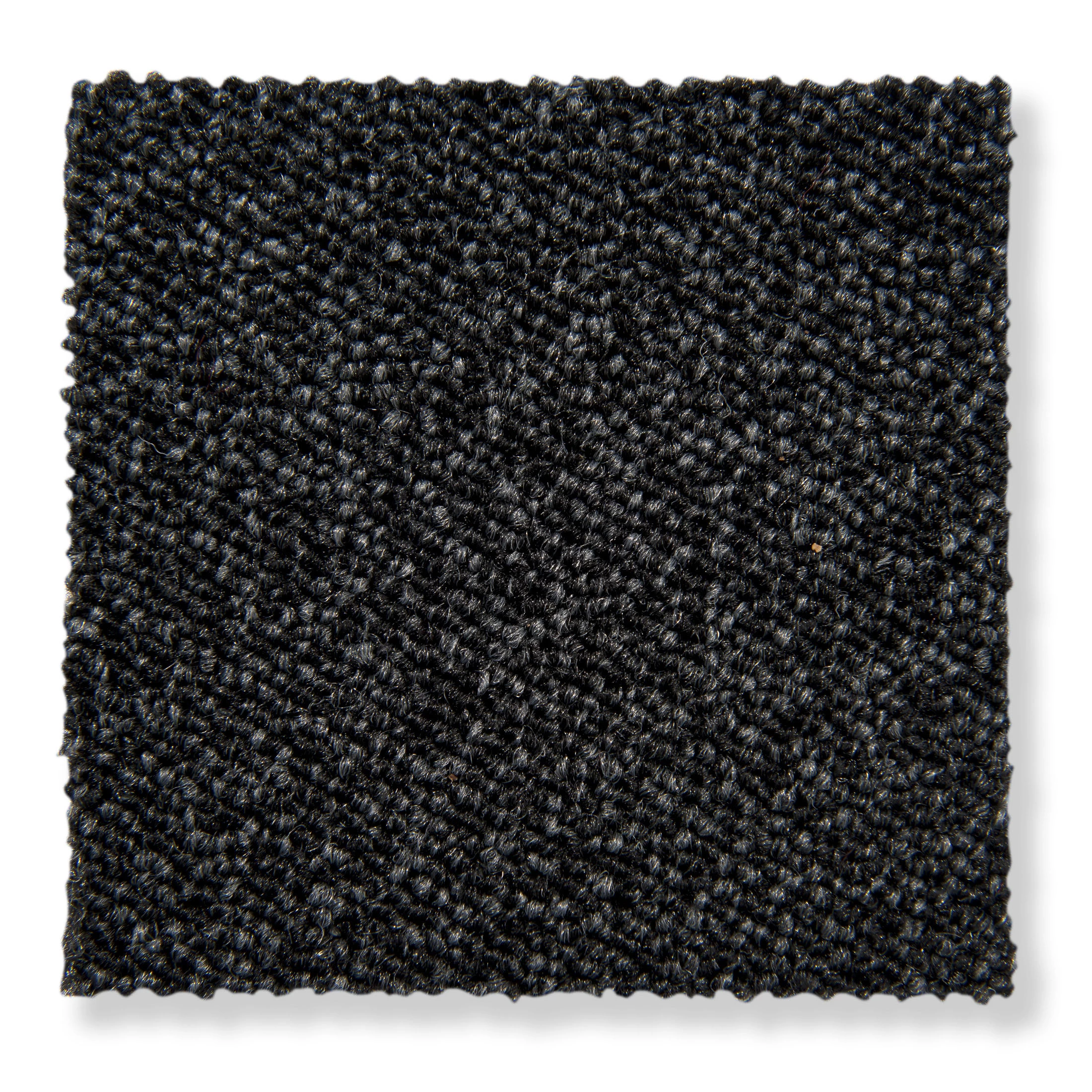 Schlingen-Teppichboden, Schwarz – Bild 2