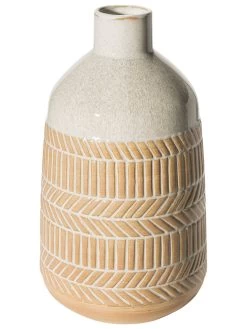 Deko-Vase, Graubraun