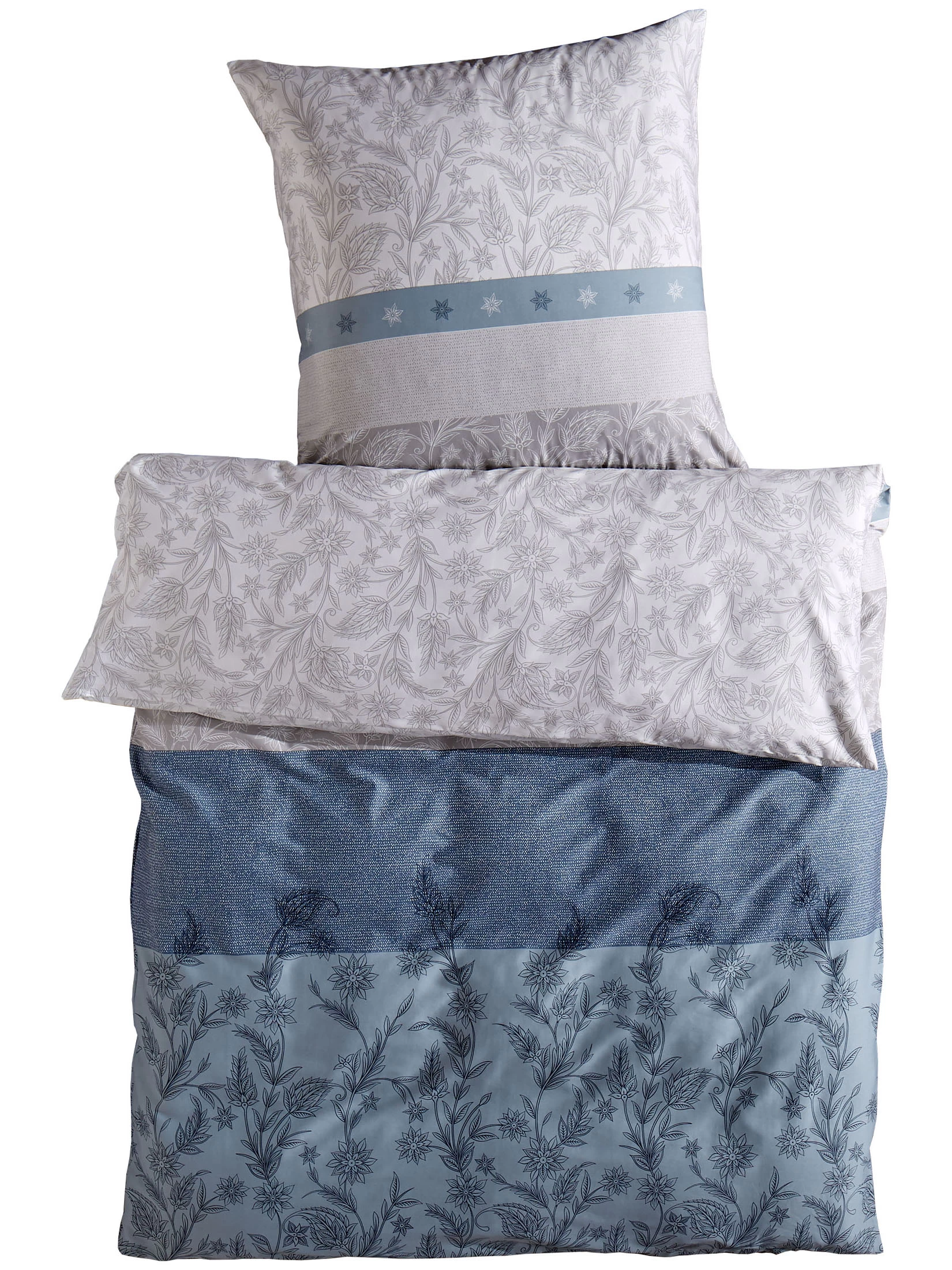 Satin-Bettwäsche, Blaugrün – Bild 2