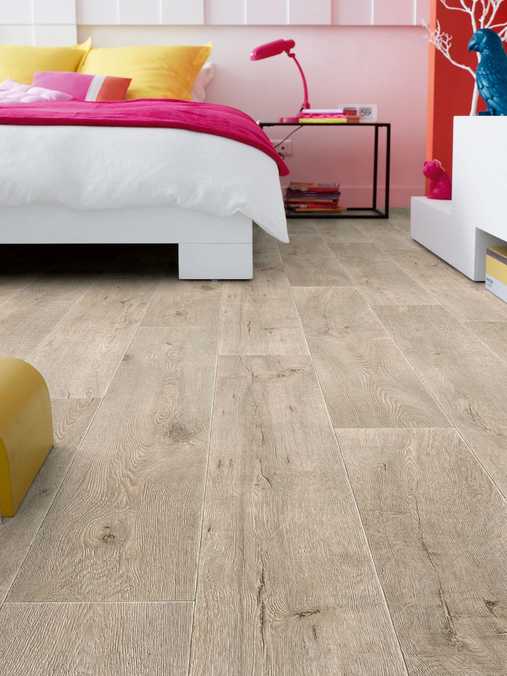 Vinyl-Rollenware, Eiche Hellgrau 67