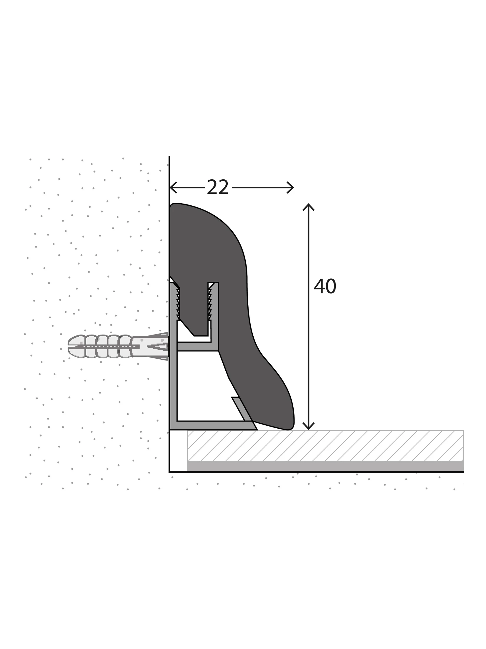 Sockelleiste, Colorado Oak – Bild 3