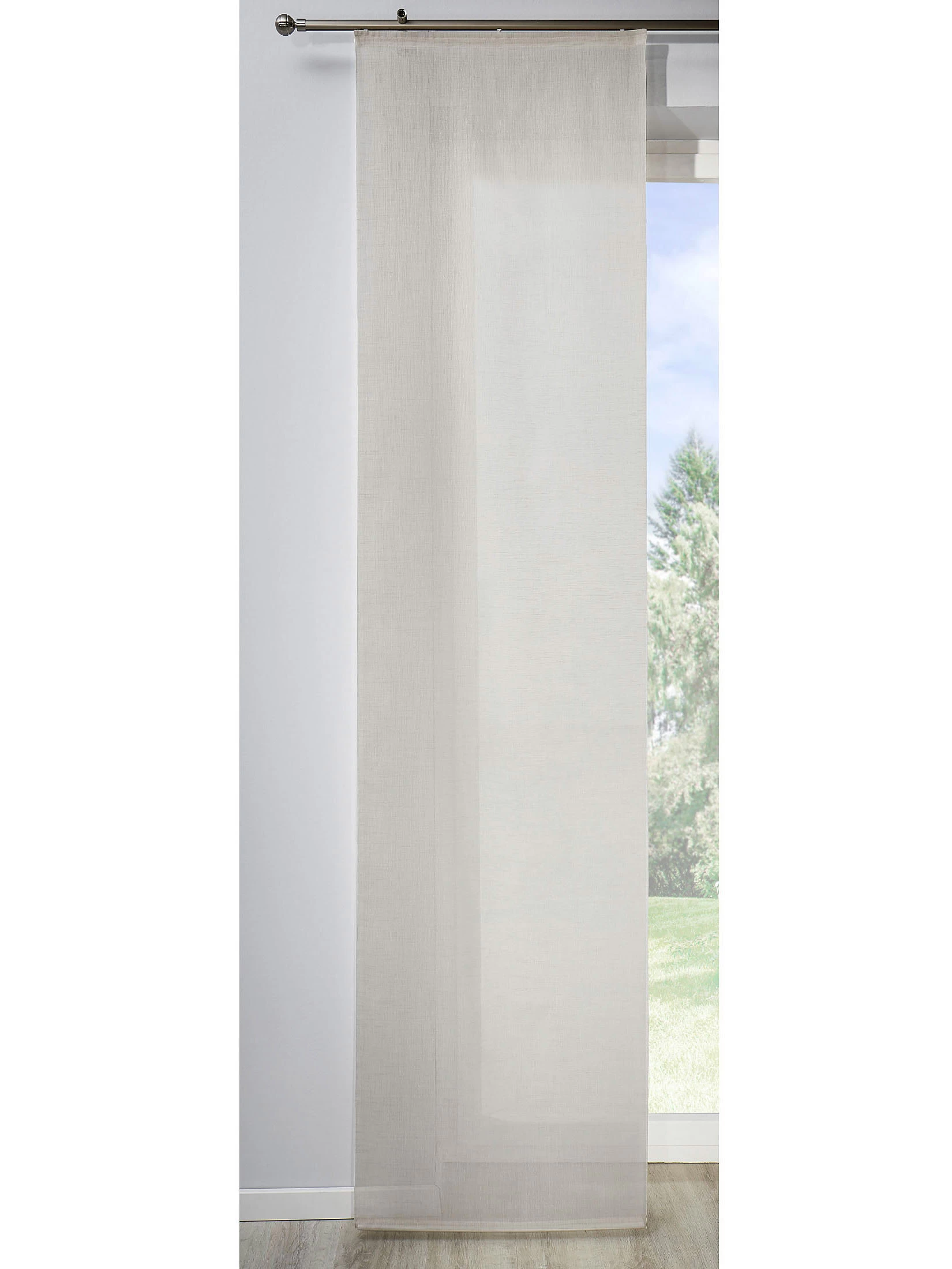 Flächenvorhang, Taupe