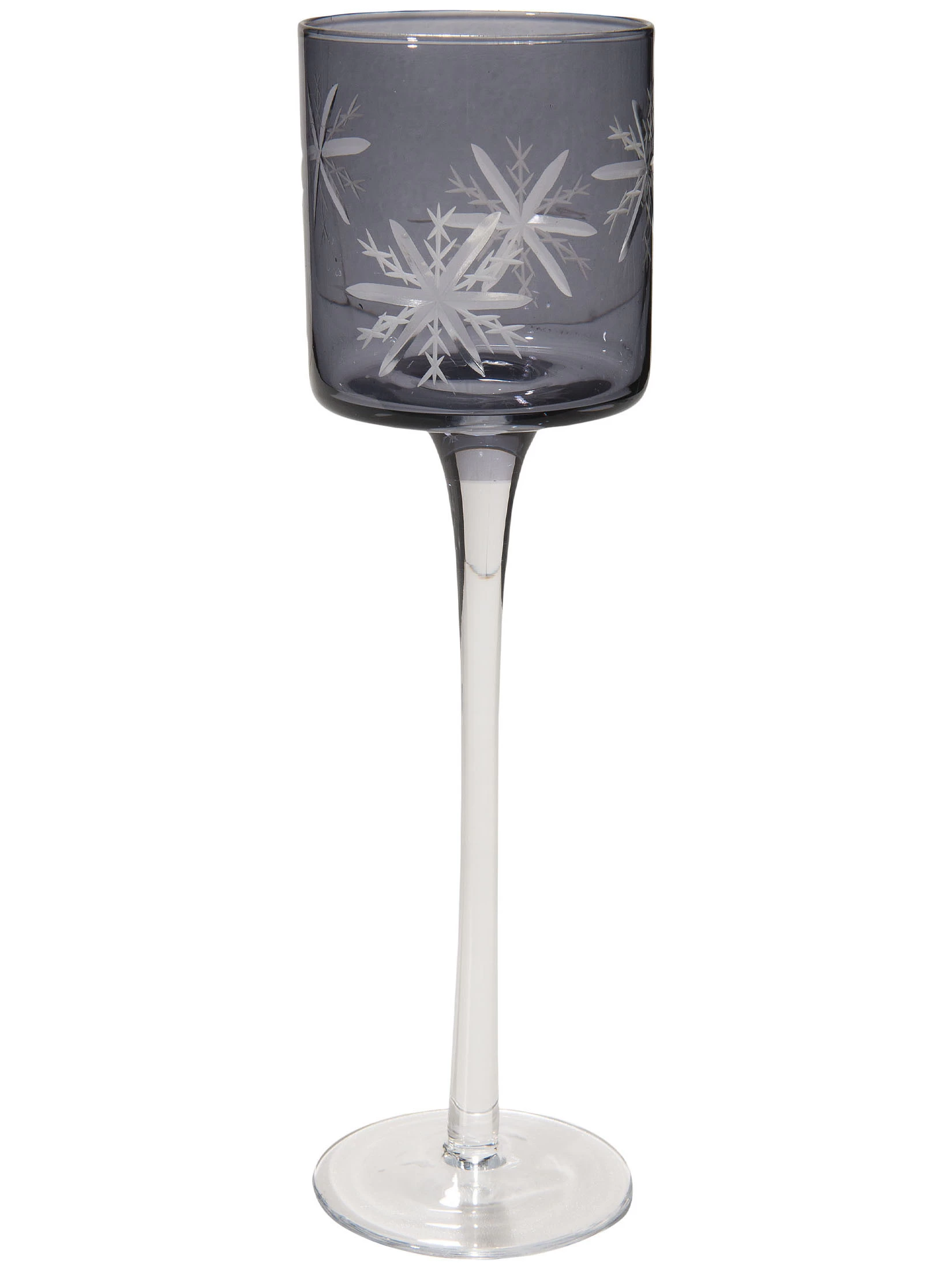 Teelichthalter, Grau