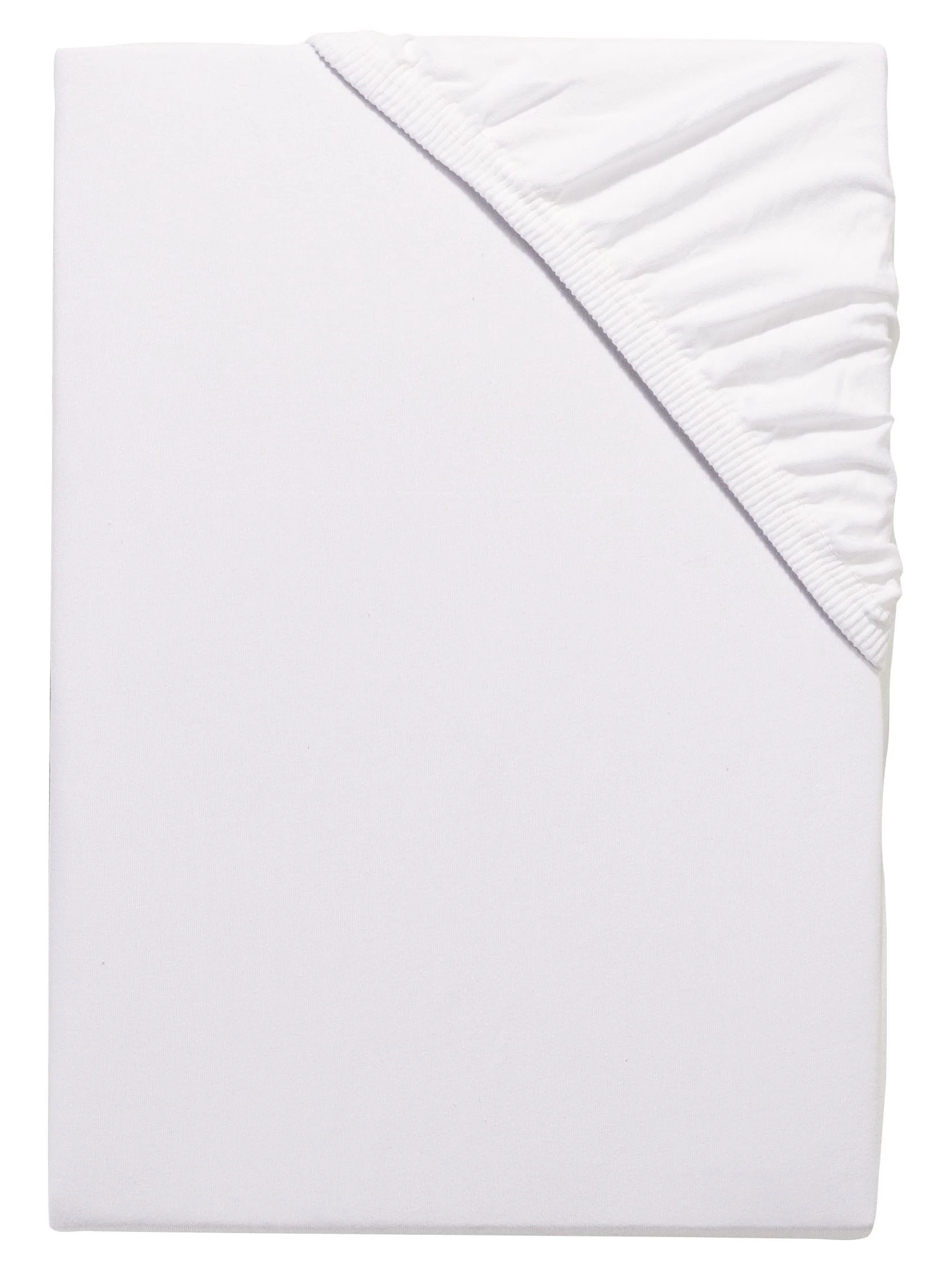 Spannbetttuch, Weiss – Bild 2