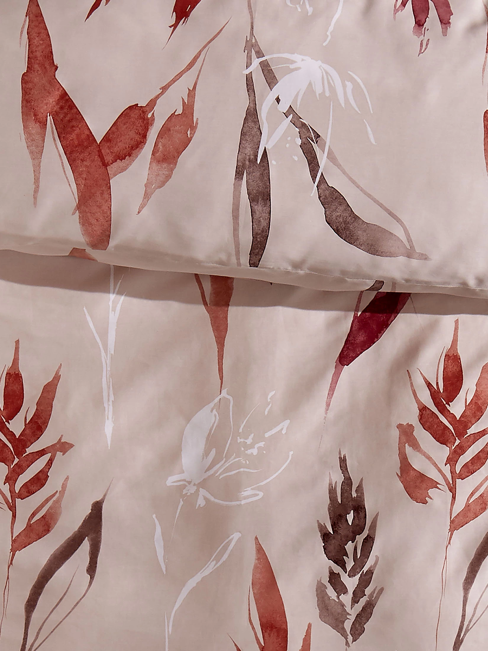 Satin-Bettwäsche, Braun/Bunt – Bild 3