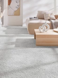 Langflor-Teppichboden, Silber 75