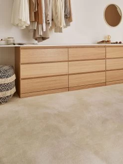 Velours-Teppichboden, Sand