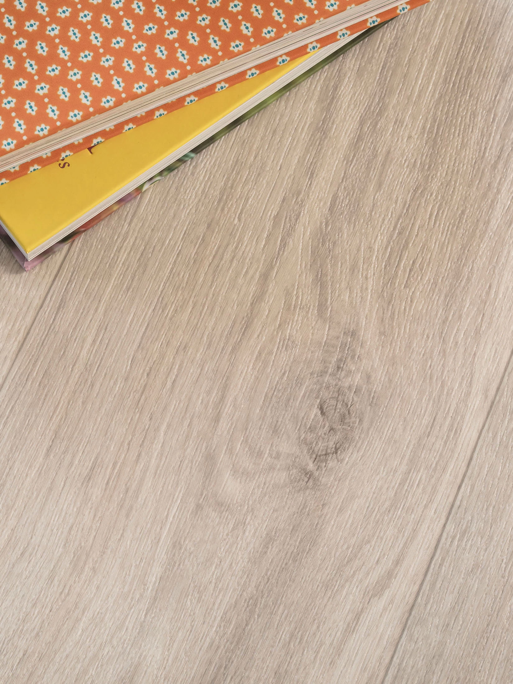 Vinyl-Rollenware, Eiche Weiss 02 – Bild 3