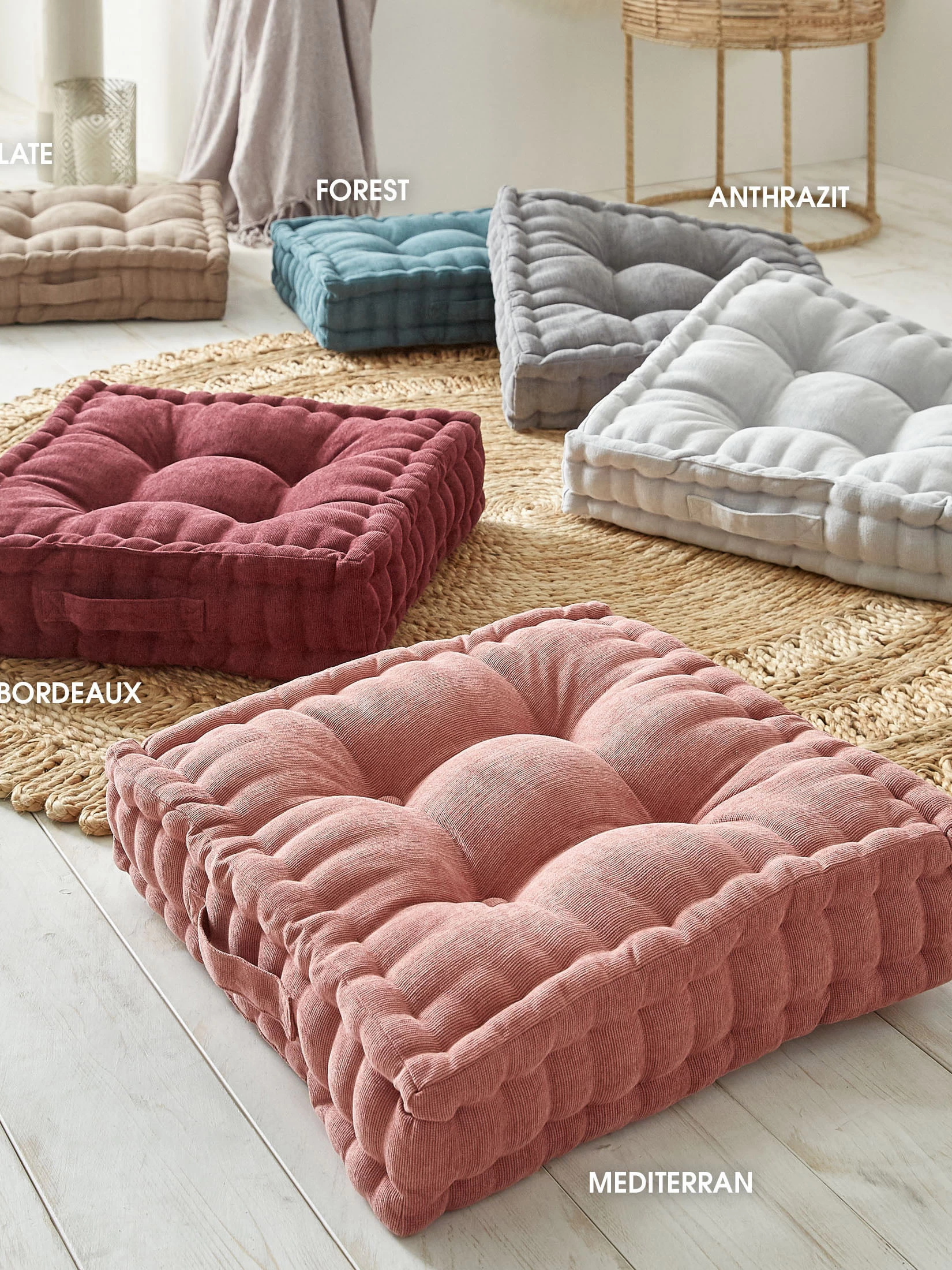 Bodenkissen, Silver – Bild 2